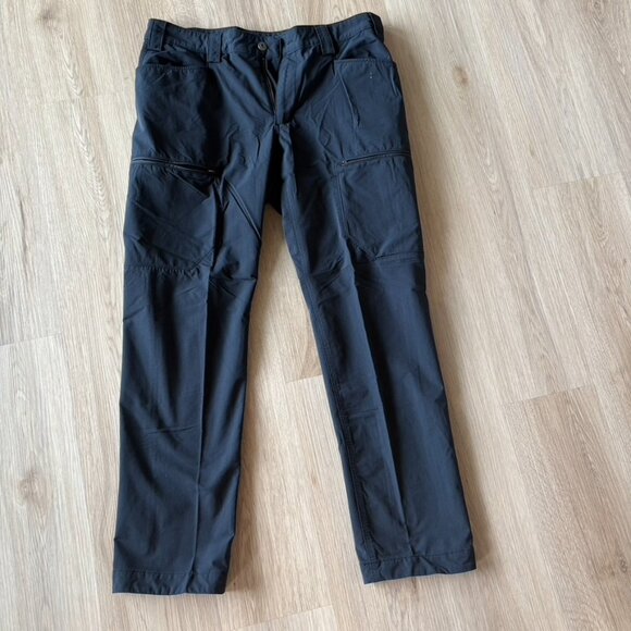 Duluth Trading Flexpedition Pants Black Nylon 36x32 - Picture 1 of 9
